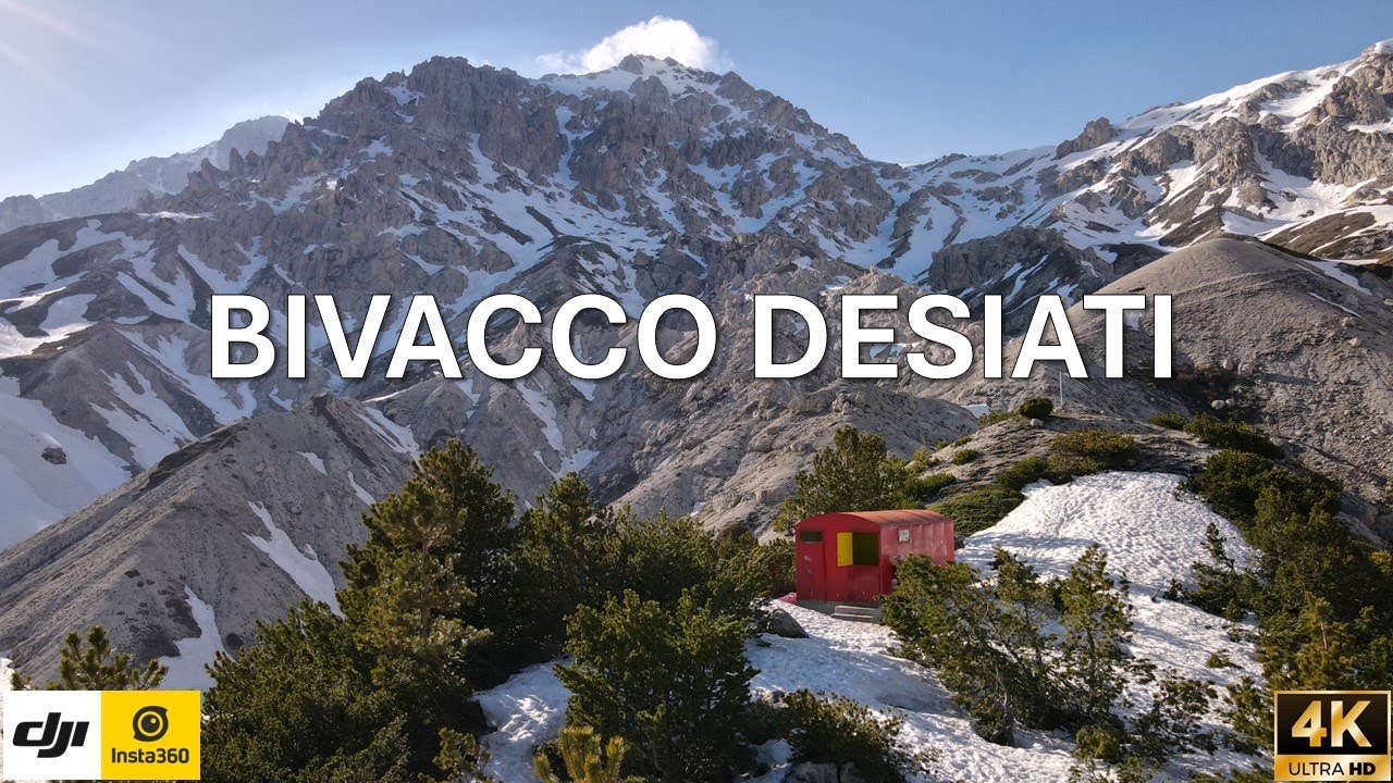 Notte al BIVACCO DESIATI 1805 m | Il mio PRIMO BIVACCO, nel cuore di CAMPO IMPERATORE [4K]