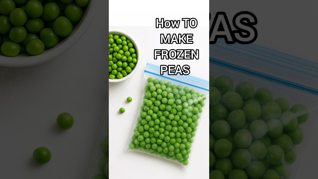 Store Fresh Matar for 1 Year | Easy Frozen Peas Method 