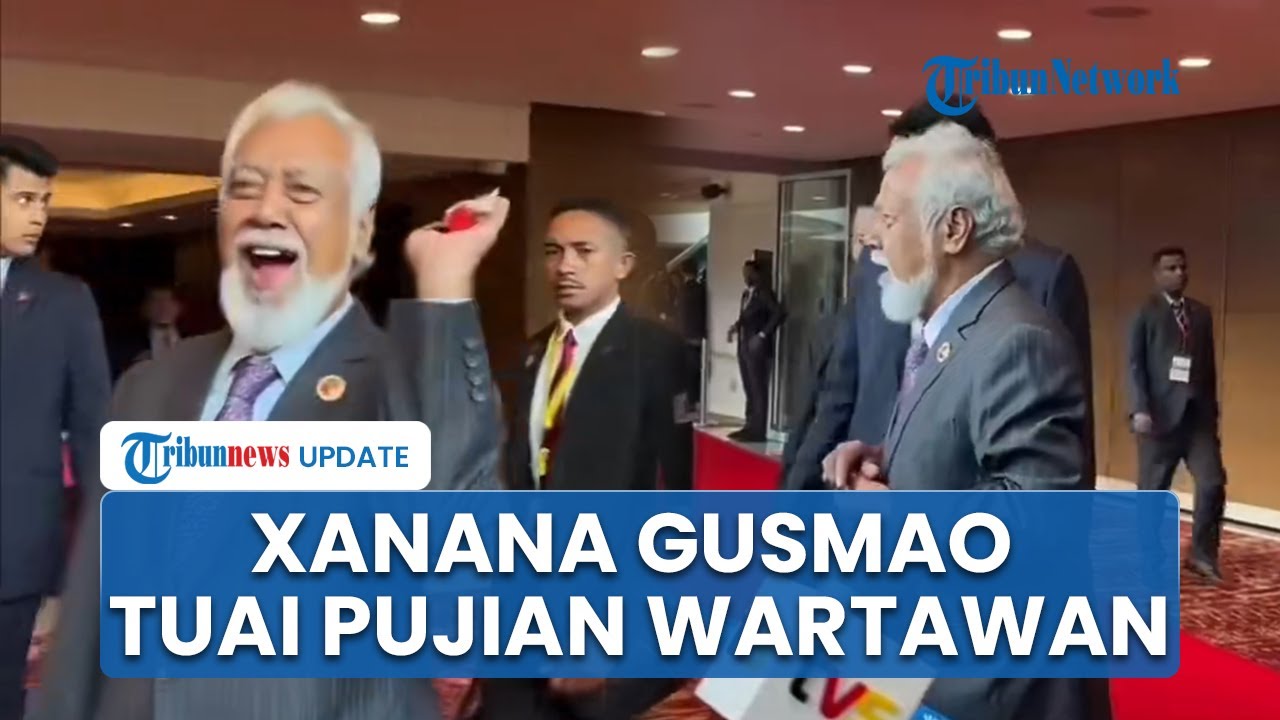 Viral Aksi PM Timor Leste Xanana Gusmao yang Bagi-bagi Permen ke Wartawan saat KTT ASEAN 2025