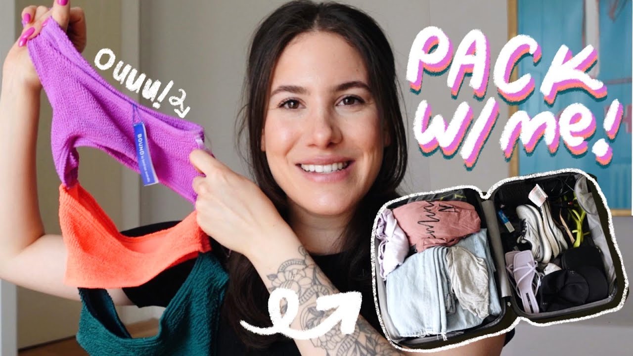 PACK WITH ME! ✈️ clothes, beauty items & carry on (& what i would have done differently!)