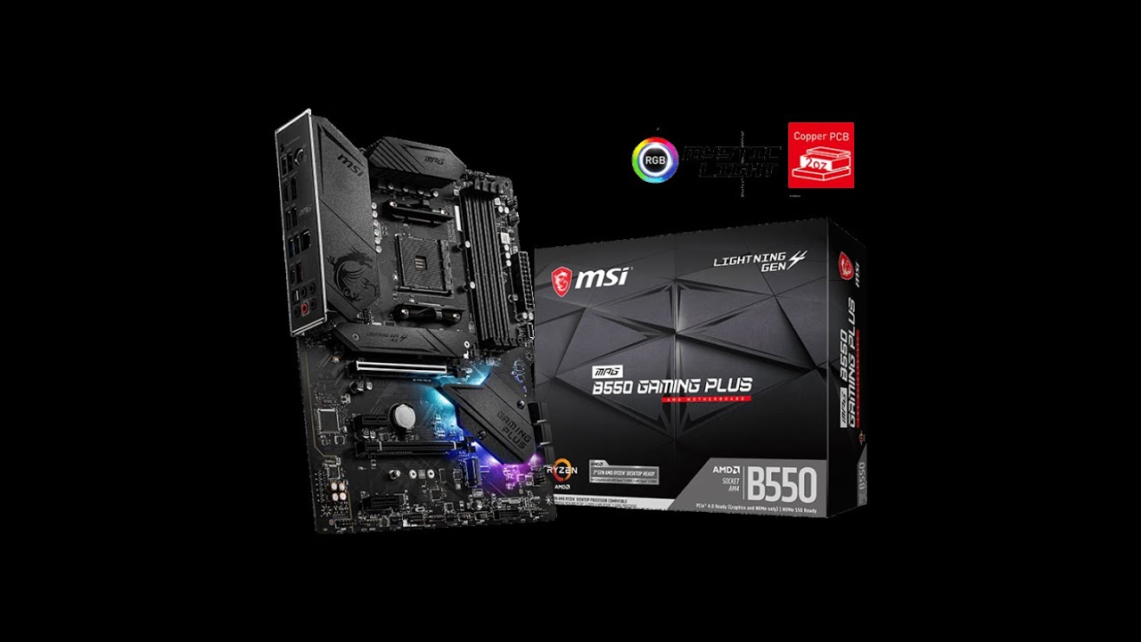 MSI MPG B550 GAMING PLUS AMD AM4 DDR4 ANAKART
