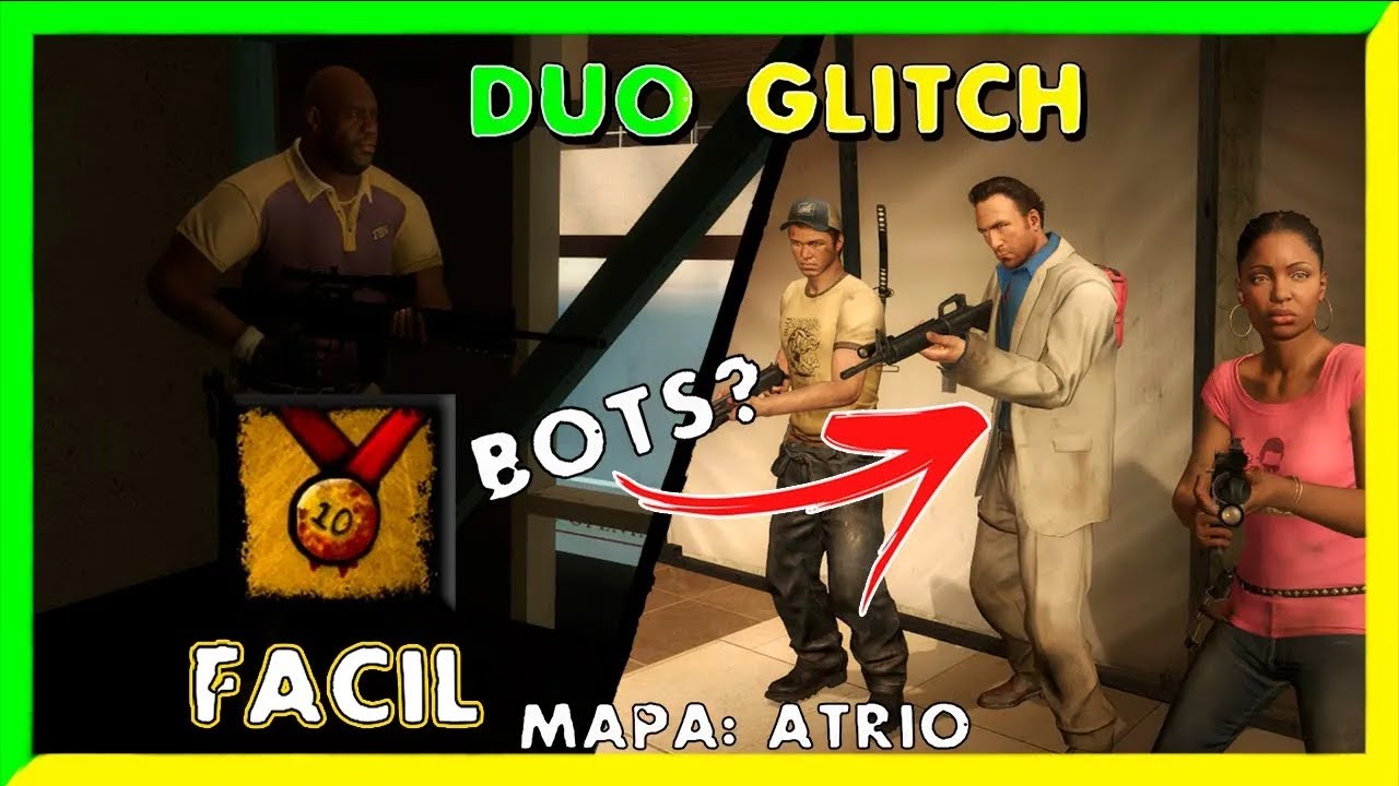 ¡Glitch Dead Center: Atrio! - Modo Supervivencia - L4D2 en ESPAÑOL