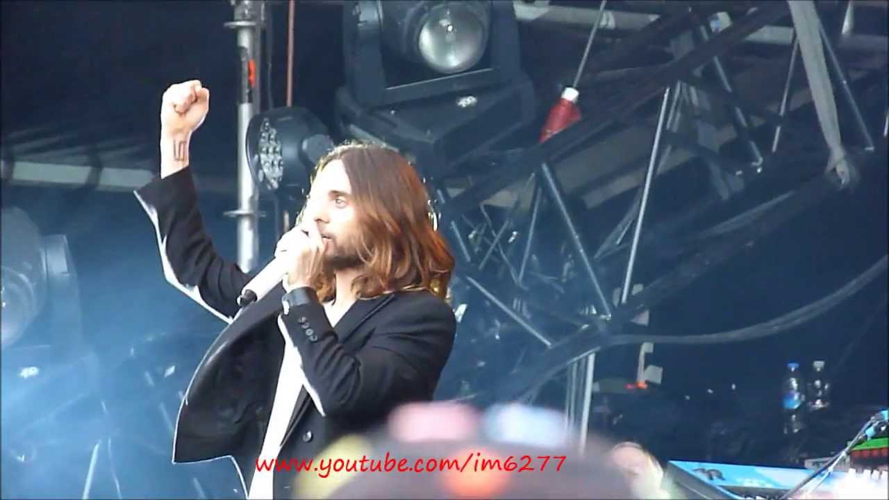 30 Seconds to Mars - Jared chatting @ Berlin Zitadelle 06 June 2013