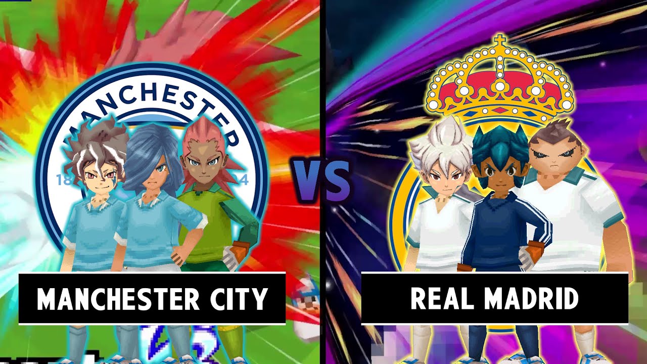 Real Madrid vs Manchester City | Group A - Round 1 | Inazuma Champions League