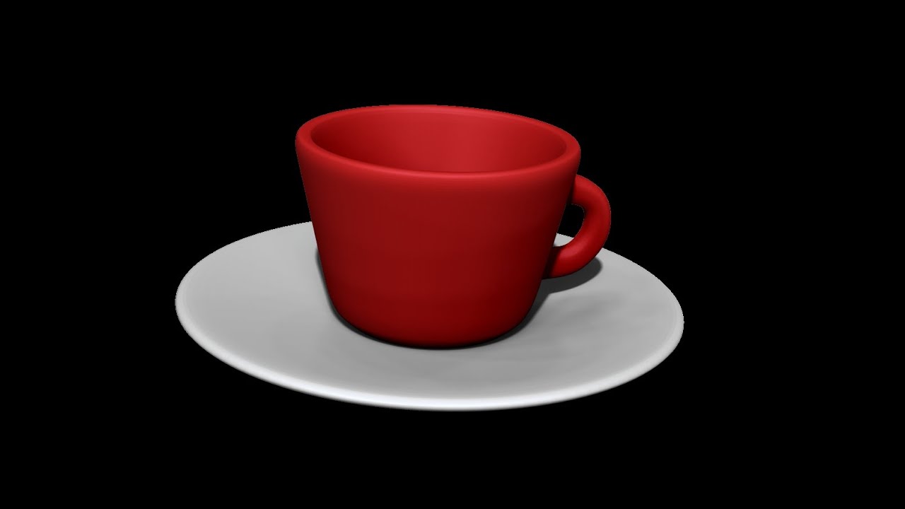 ZBRUSH  CUP MODELING IN 6 MINITUES (INORGANIC)