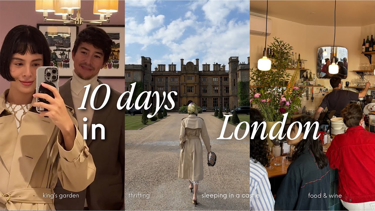 【初ロンドンvlog】国王陛下の庭園・お城ホテル・セレブなガラディナー…大人の10日間
