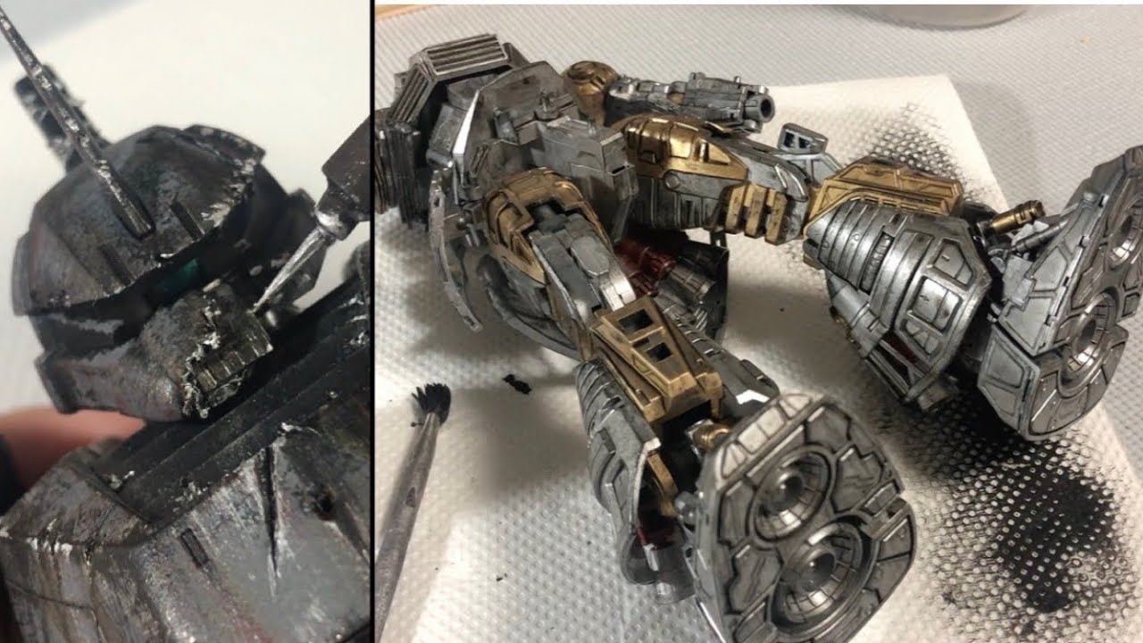 【ガンプラ改造】miniジオラマ、ガンプラ塗装、ウェザーリング、ダメージ加工で戦場を表現！「Diorama、How to make without using an airbrush」