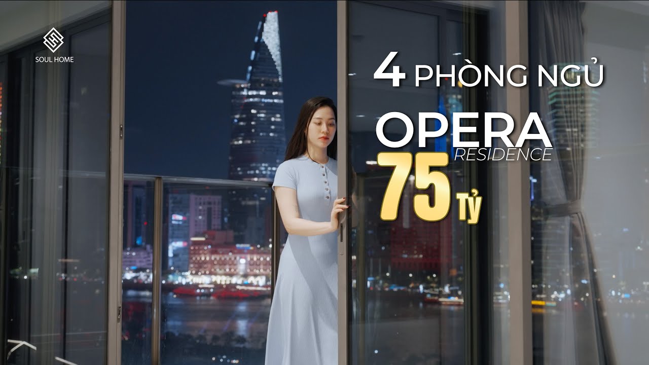 Opera Thủ Thi&ecirc;m Với Căn Hộ 4 Ph&ograve;ng Ngủ View S&ocirc;ng S&agrave;i G&ograve;n