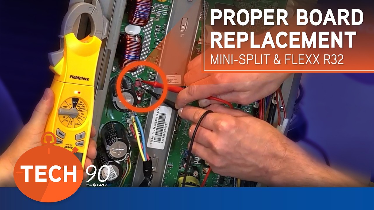 HANDS ON Proper Board Replacement on GREE Mini-Splits & FLEXX R32