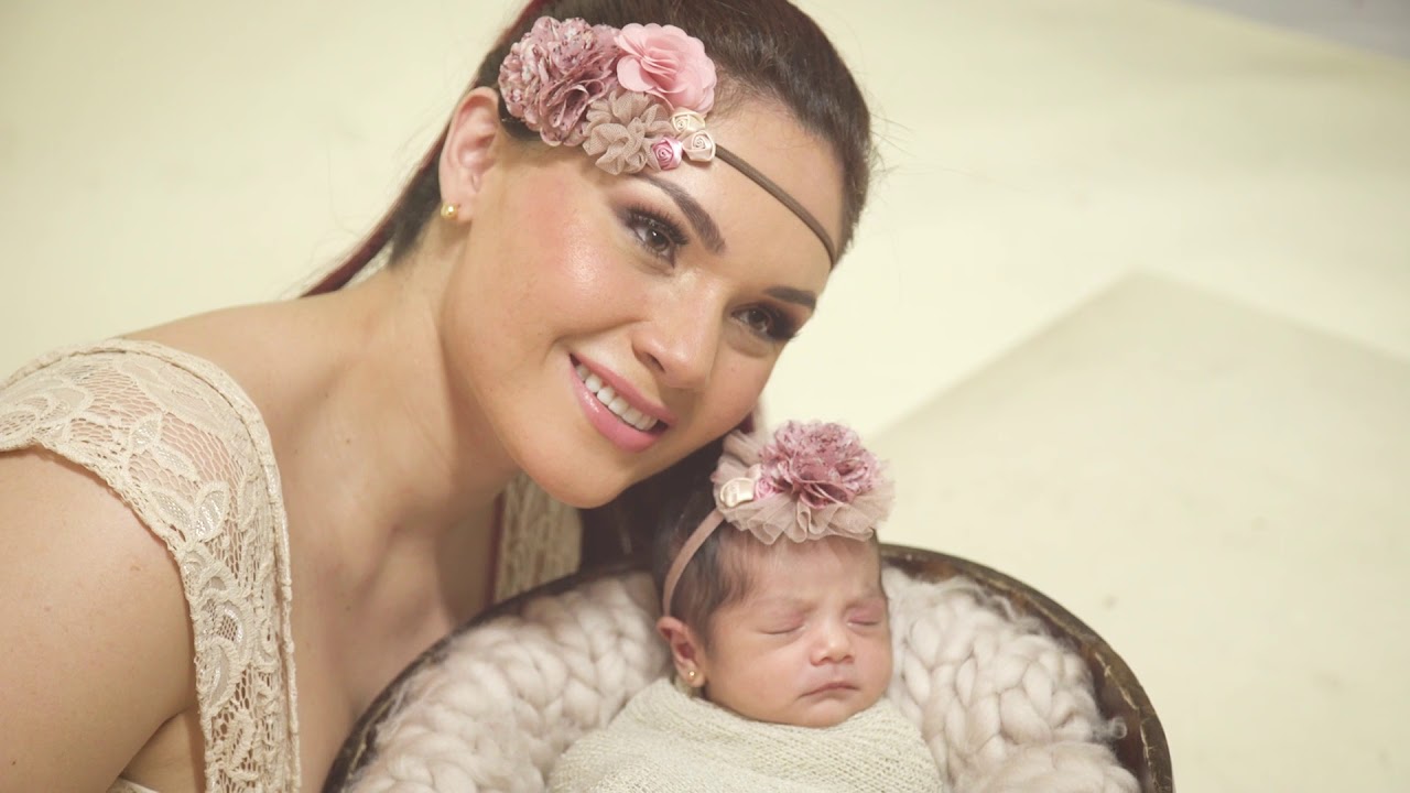 Sesión Fotográfica para Recién Nacido! Fe, la hermosa hija de Genesis Tapia