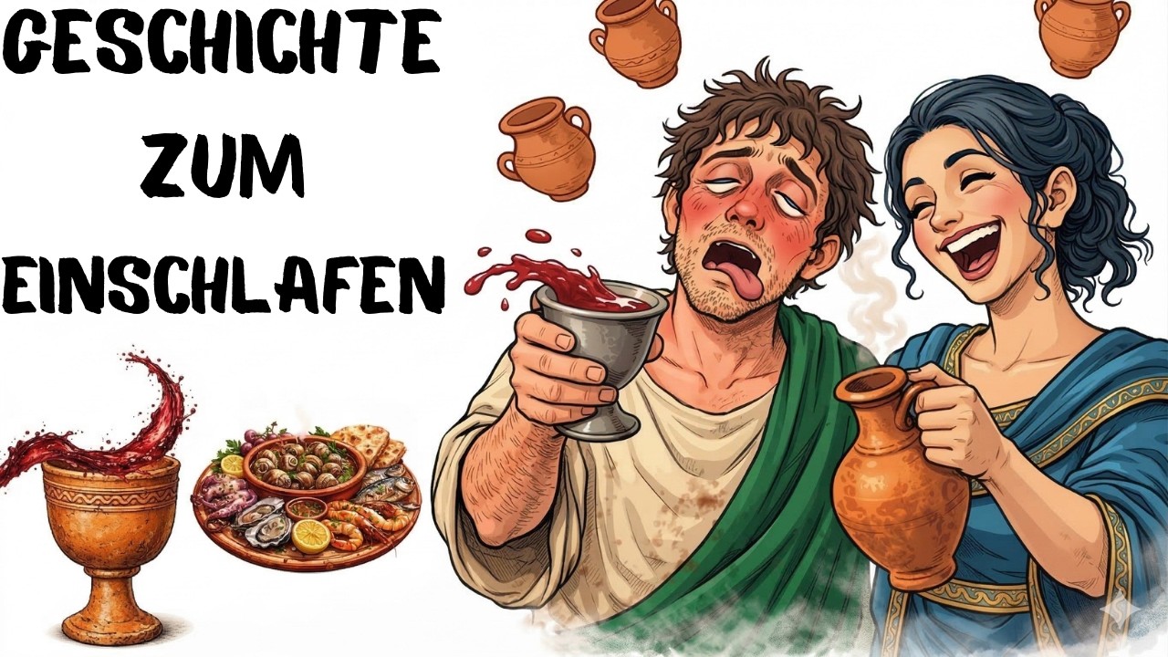 Die ganze Nacht trinken in der Antike – Rom, Athen & Ägypten | Geschichte zum Einschlafen