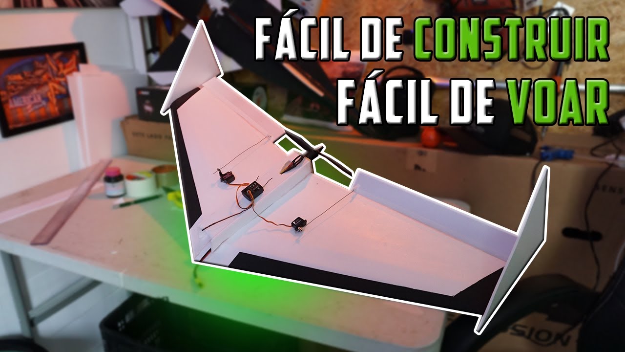 Aeromodelo FÁCIL DE FAZER, ASA ZAGI LENTA