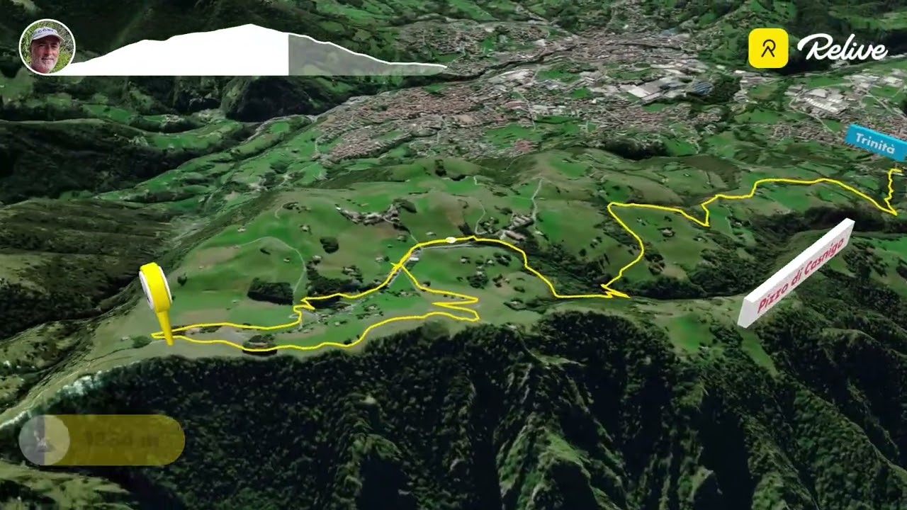 da Casnigo al Monte Farno e ritorno - 29 Gen 2023 - no foto