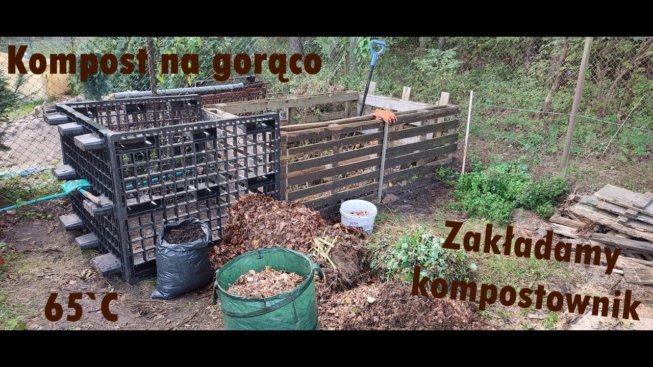 Kompostownik. Jak wykonać? Jak zrobić wartościowy kompost na gorąco? Przerzucanie. Permakultura.