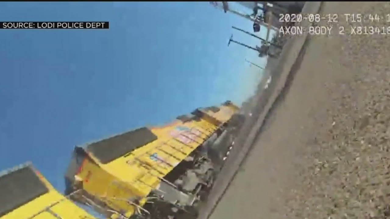 Hero Lodi Police Officer Says Watching Body Cam Footage Of Train Track Rescue Was Surreal