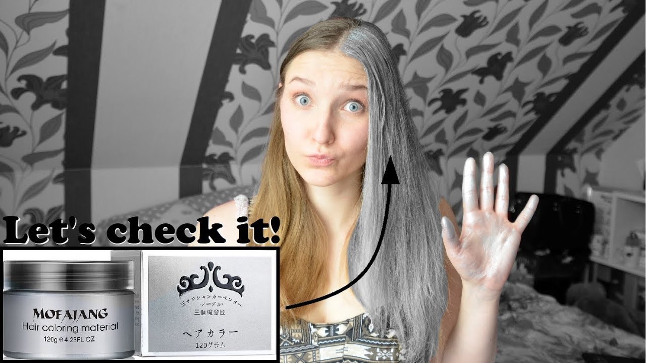 LIVE-Test! MOFAJANG HAIR COLOUR WAX | DIY HAARE GRAU FÄRBEN | Danana