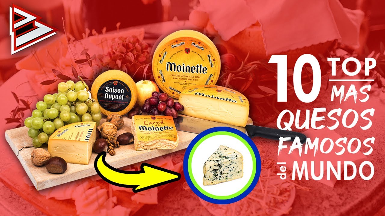 Top 10 de los mejores QUESOS del MUNDO | Quesos que debes probar, los quesos m&aacute;s Populares del mundo