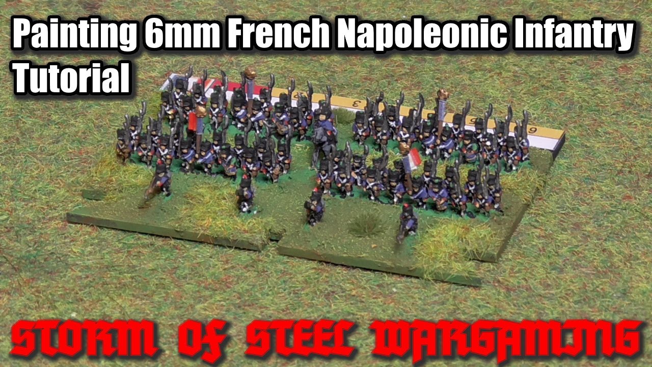 Учебное пособие по покраске 6-мм французской наполеоновской пехоты | Storm of Steel Wargaming