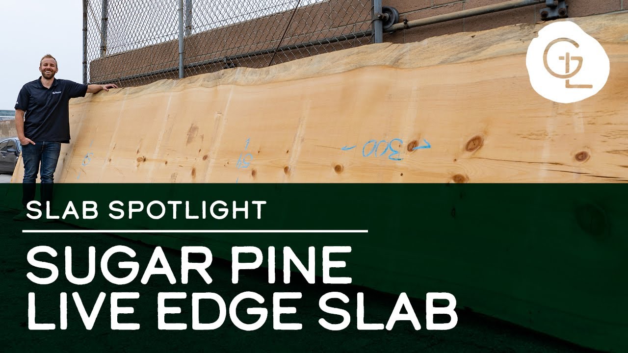 Sugar Pine Live Edge Wood Slabs