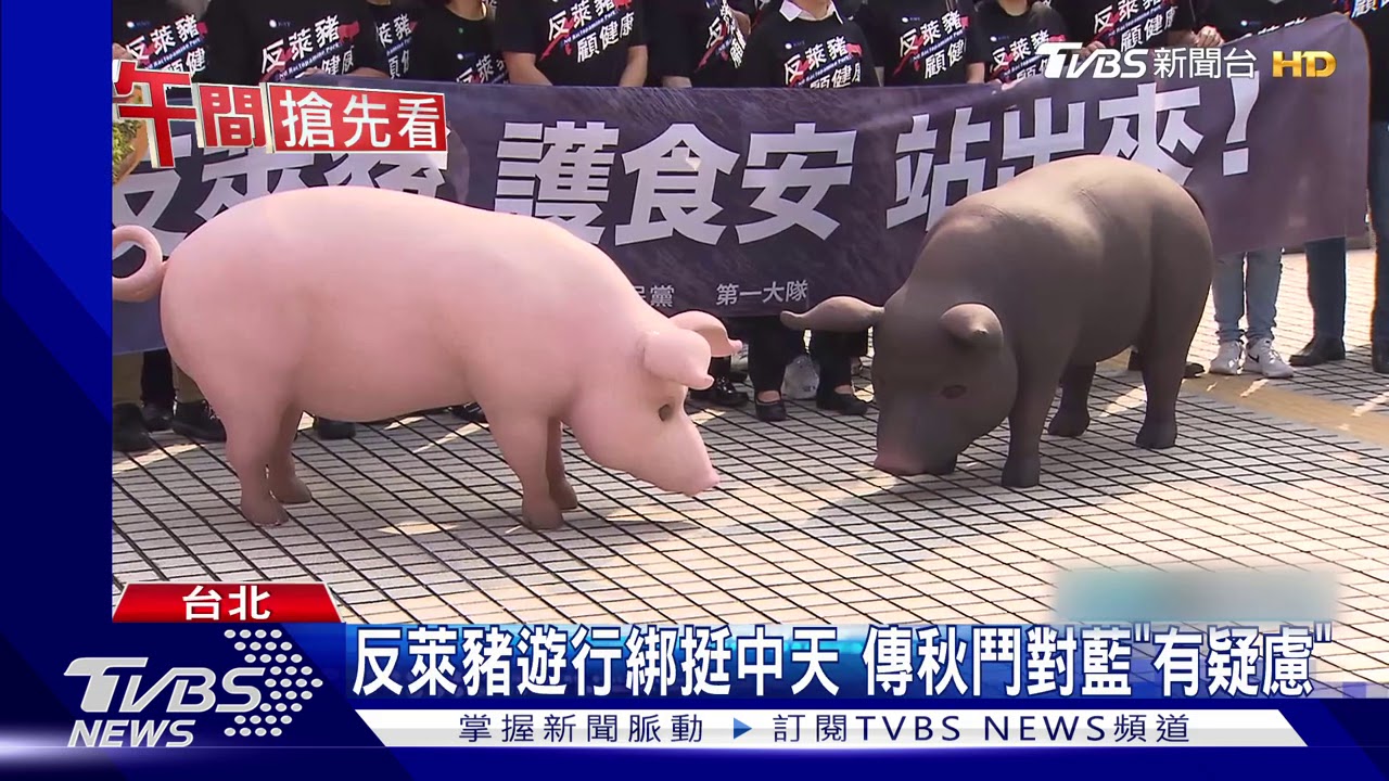 秋鬥明登場! 動保團體抗議