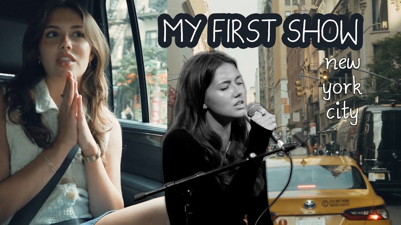 MY FIRST SHOW EVER!!! in nyc 🍎🍎🍎 | VLOG