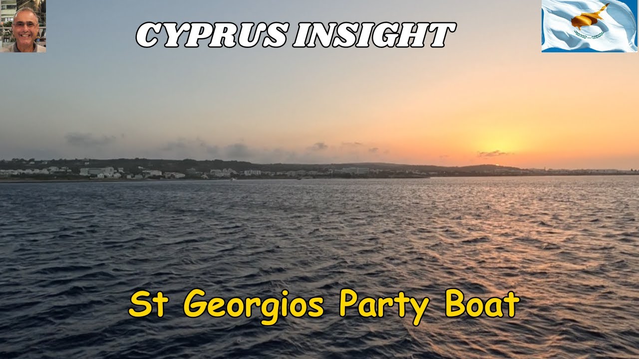 St Georgios 80s & 90s Sunset Boat Trip Protaras Cyprus - PARTY.