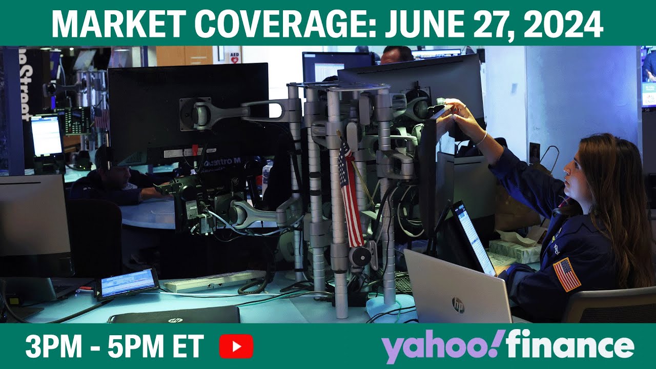 Stock market today: Stocks inch higher with key inflation print looming | June 27, 2024