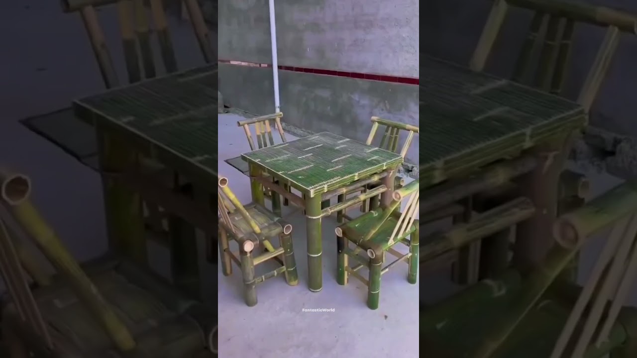 Bamboo furniture in china #shorts