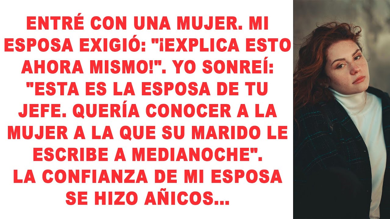 Traje a una mujer a casa y mi esposa entró en pánico hasta que le dije: '¡Conoce a la esposa de TU