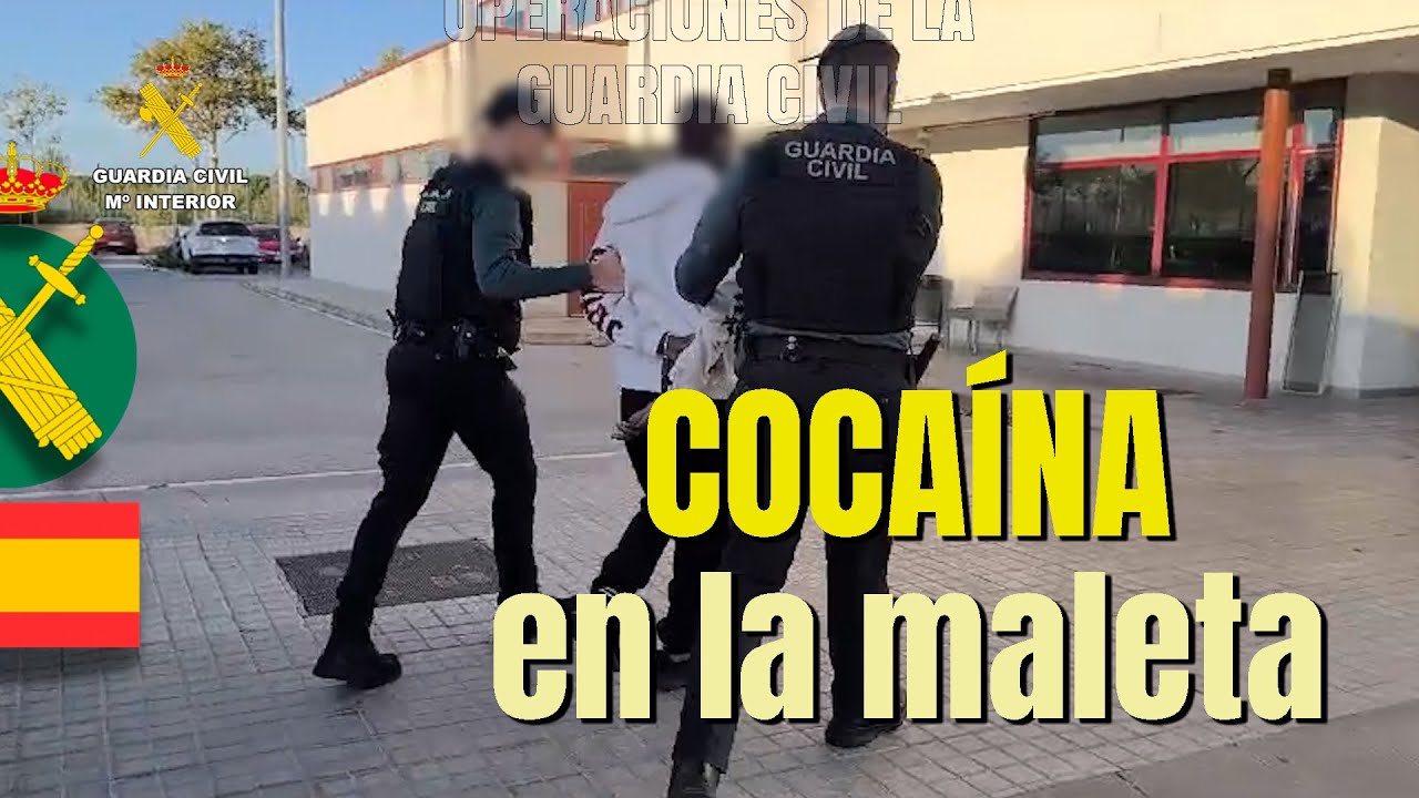 Detenido por tráfico de drogas un hombre que viajaba con 17 kilogramos de cocaína en su maleta