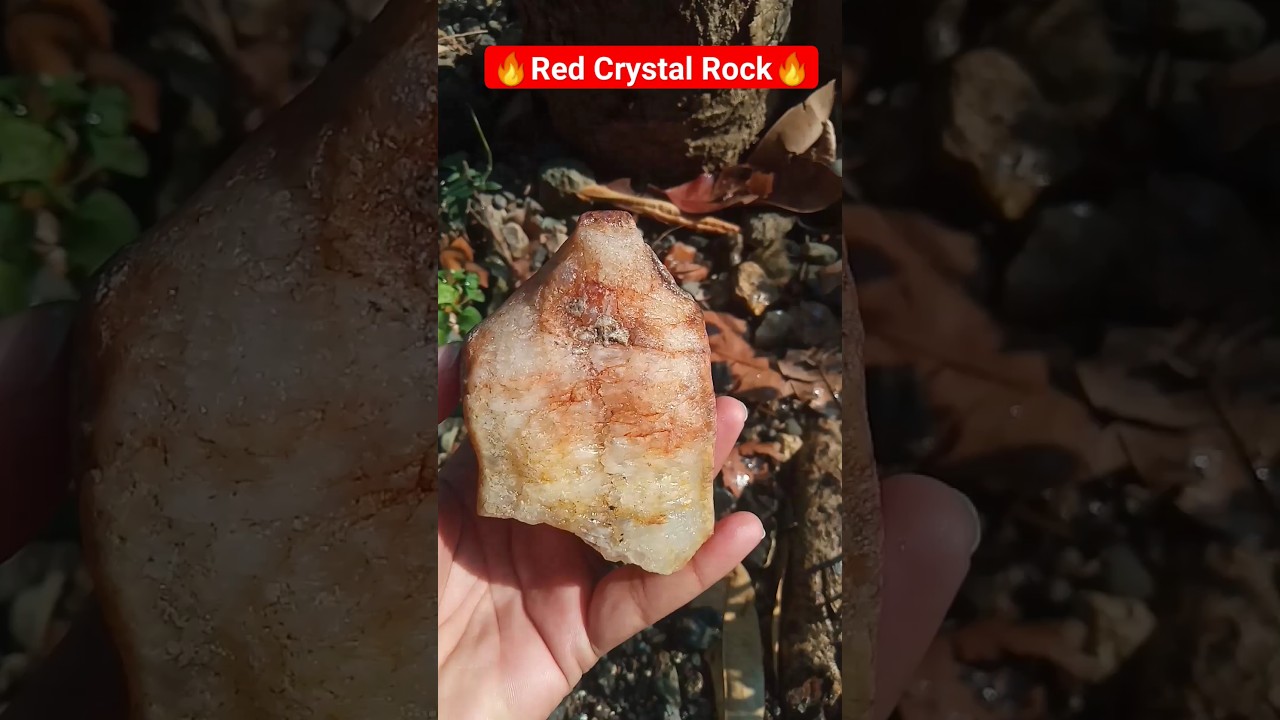 ❤️🔥Red Crystal Rock🔥❤️ From India 