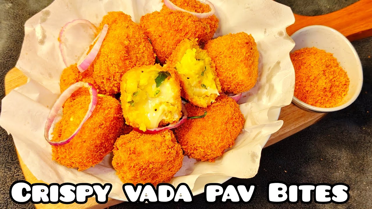 🔥Crispy Vada Pav Bites Recipe | Mini Vada PavI Perfect Party Snack | viral street food recipes 