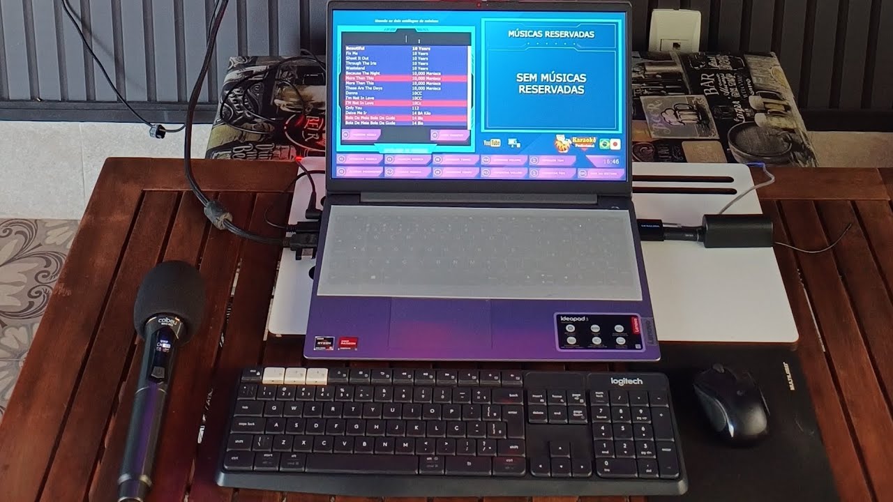Tutorial karaokê profissional no notebook