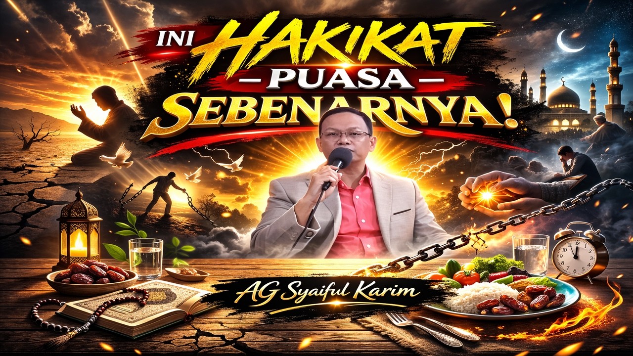 Hakikat Puasa Yang Sebenarnya‼️AG Syaiful Karim