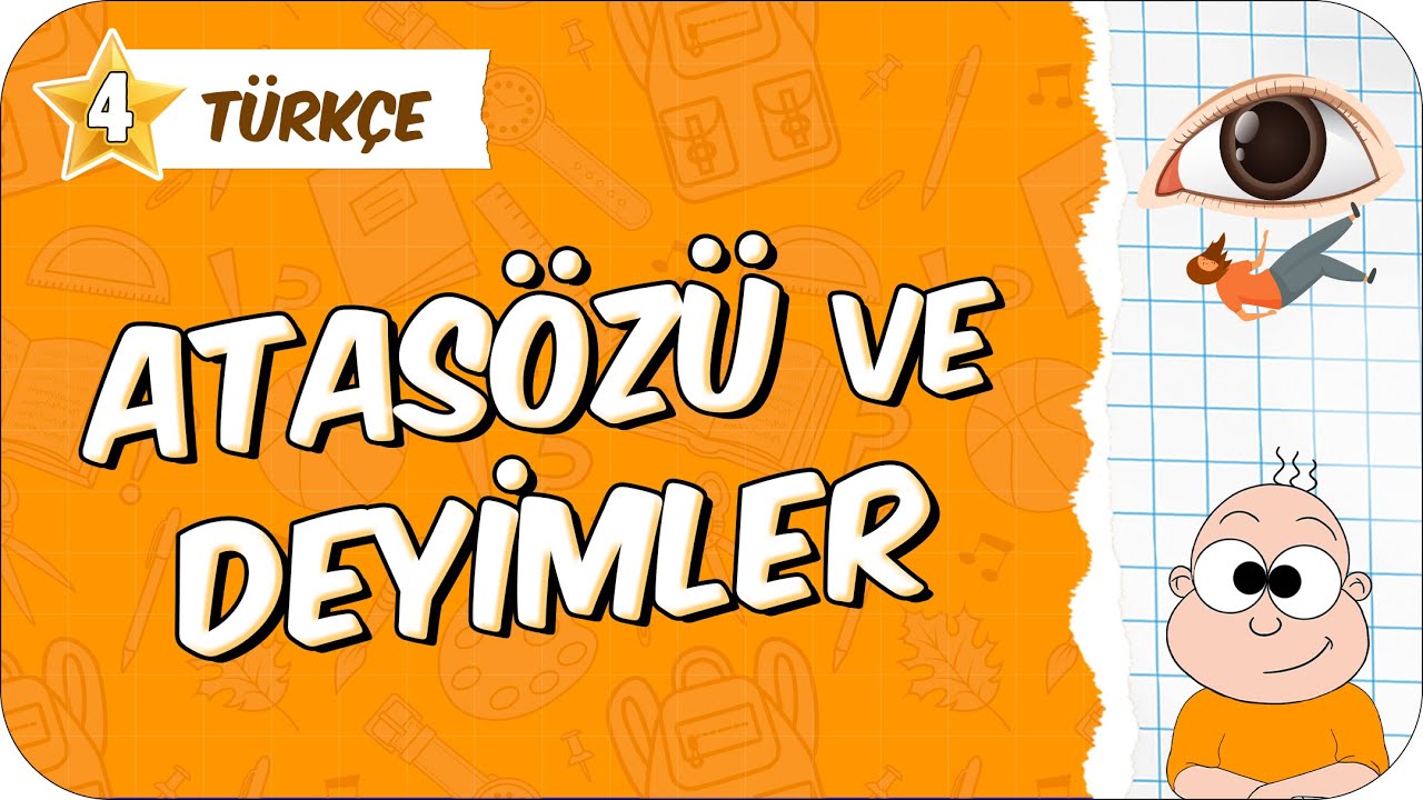 Atas&ouml;z&uuml; ve Deyimler 📙 4. Sınıf T&uuml;rk&ccedil;e #2026