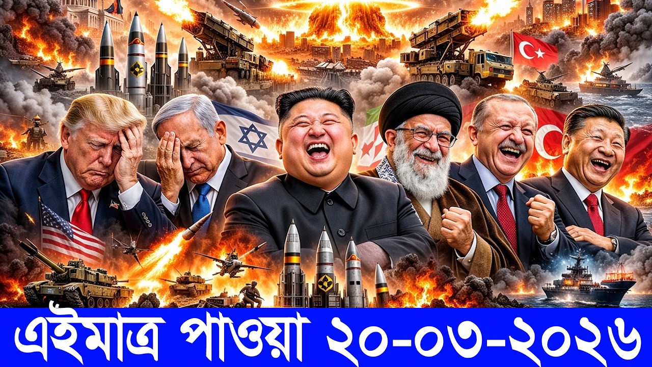 আন্তর্জাতিক বাংলা খবর BBC World News 20 March 2026|| World News Bangla || International News Today