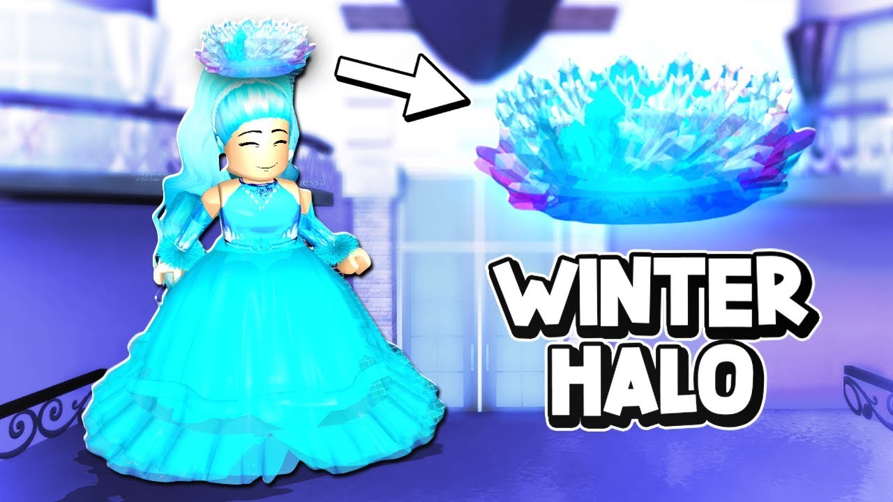 I Got The Christmas Winter HALO In Royale High!! *OMG* (Royale High Roleplay)