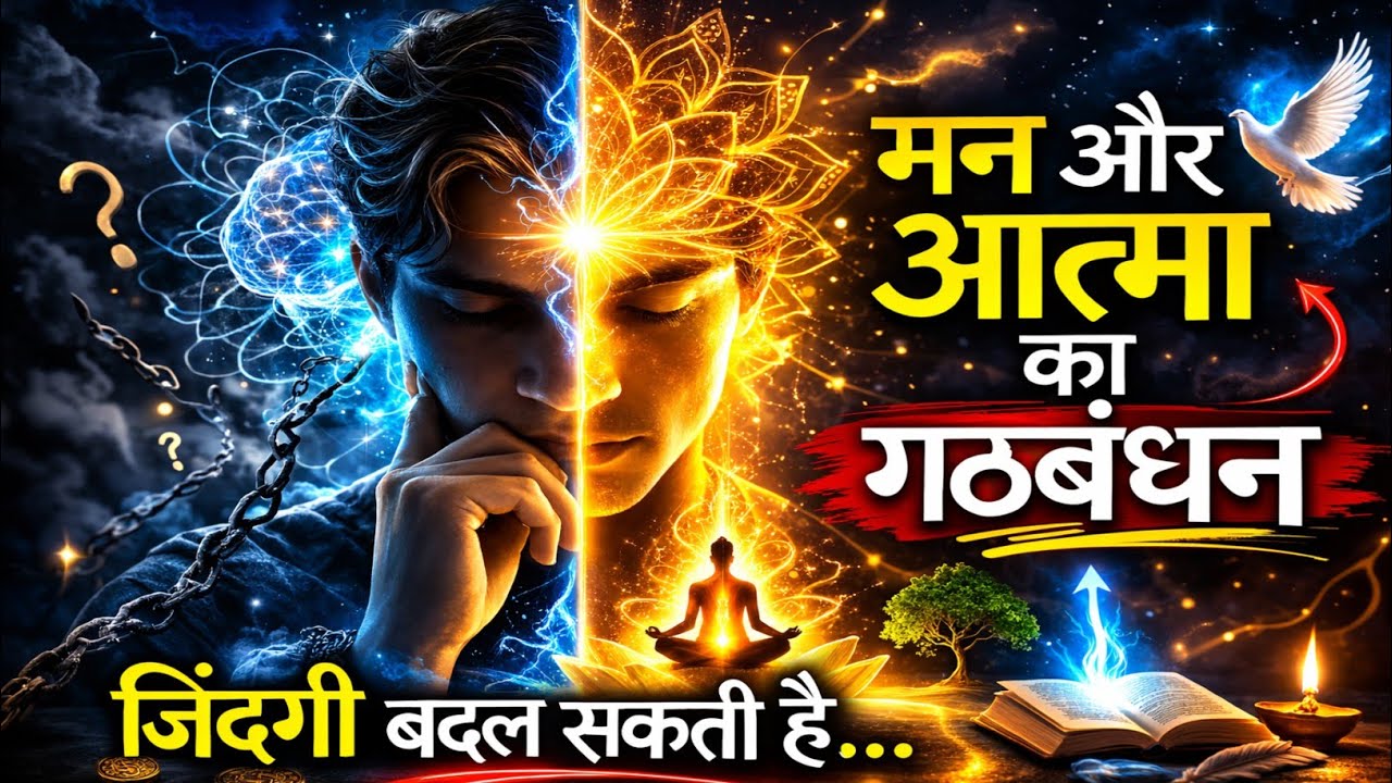 मन और आत्मा का रहस्यमयी गठबंधन | 👉 मन और आत्मा का असली रहस्य | Mind and Soul Connection🙏