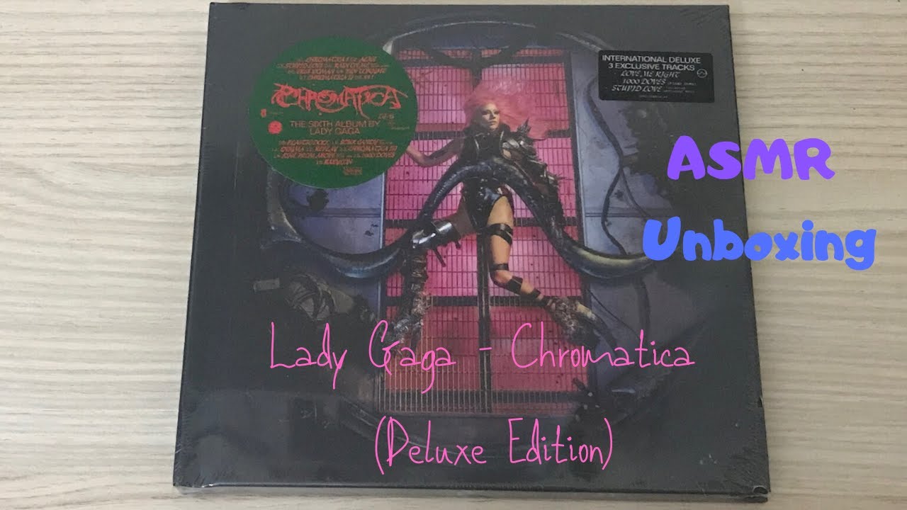 ASMR Unboxing: Lady Gaga - Chromatica (Deluxe Edition) (No Talking)