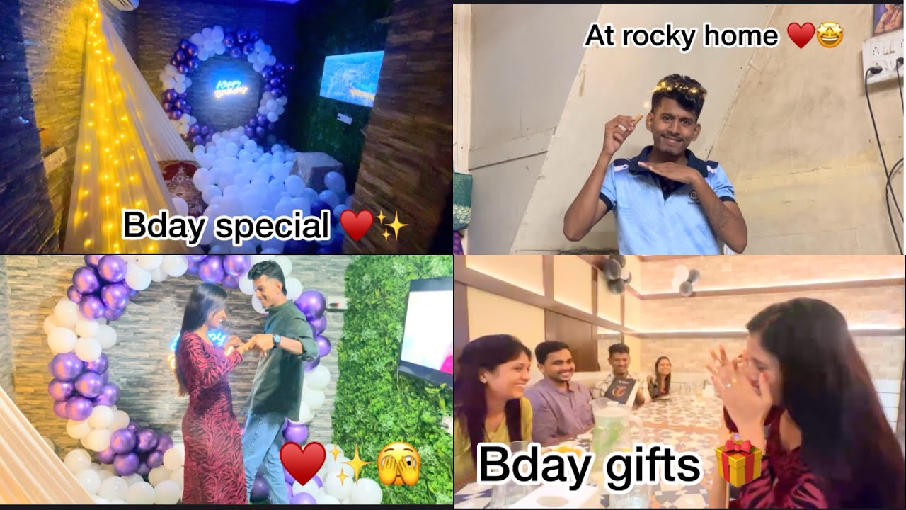 Rocky ne dela surprise✨🥺♥️// birthday gifts 🎁//best bday 🤩🥳♥️// #youtube #bday #bdayvibes #love
