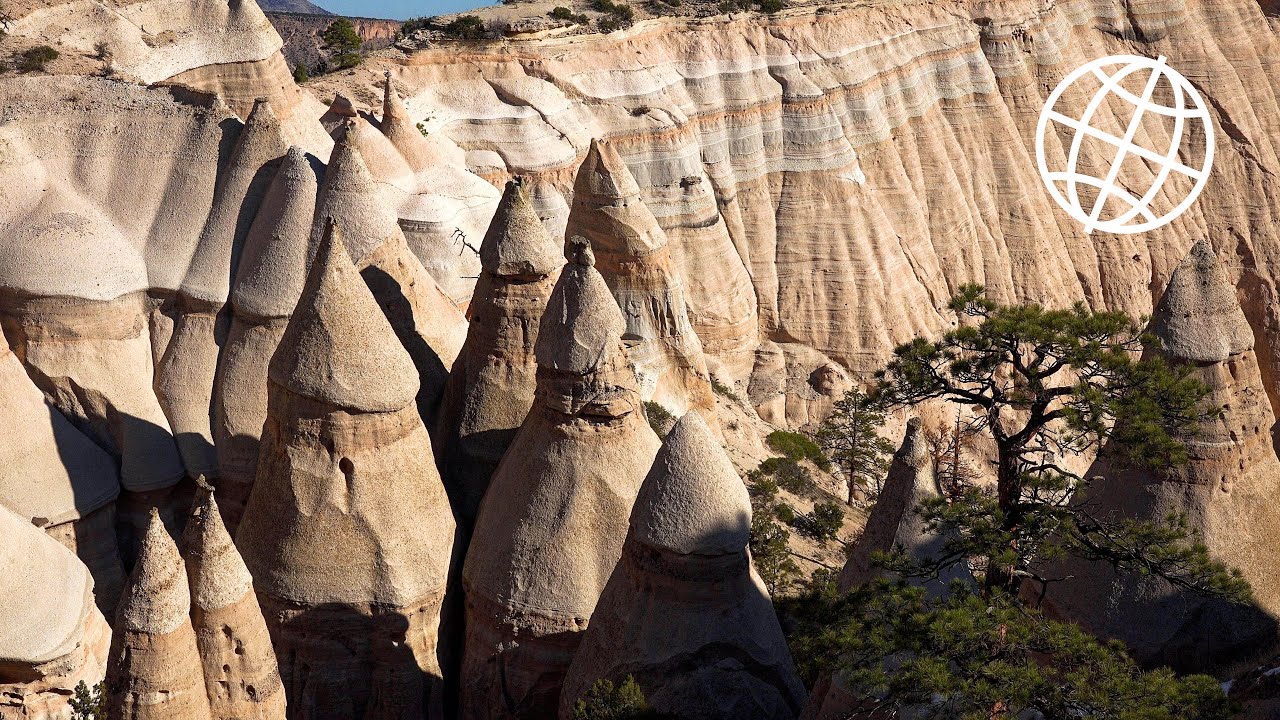 Kasha-Katuwe Tent Rocks National Monument, New Mexico, USA  [Amazing Places 4K]