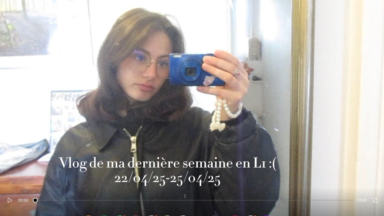 Ma dernière semaine en L1 à Scpo Paris ...