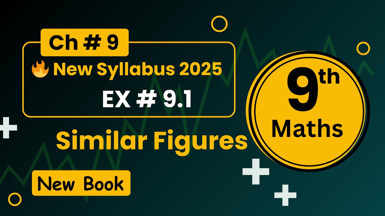 Exercise 9.1 Class 9 Maths 2025 | 9.1 Math 9 Class New Book 2025