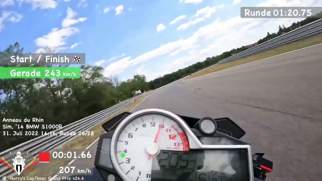 Anneau du Rhin Onboard BMW S 1000 R Dannhoff Racing 31.7.2022 Gruppe A