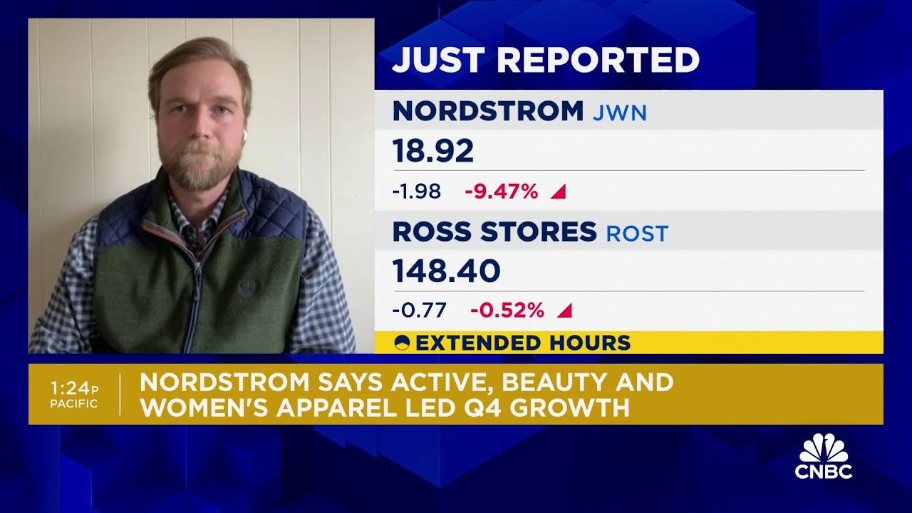 Nordstrom shares sink on weak guidance, CFRA's Zachary Warring says move is 'just a breather'