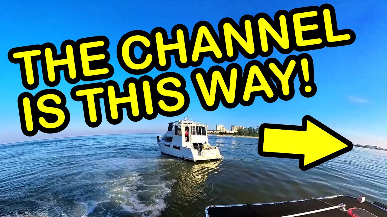 50ft Yacht + Falling Tide = My Morning Workout 💪🚤| Grounding 50ft Carver