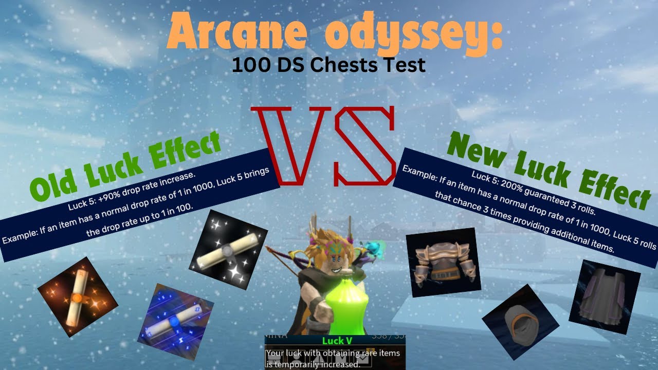 Arcane Odyssey Empire: Old Luck V VS New Luck V