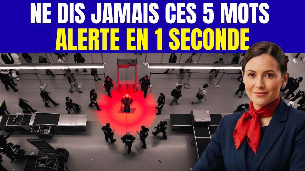 Vous prenez l’avion en 2026 ? NE Dites JAMAIS Ces 5 Mots au Contrôle (Alerte Immédiate)