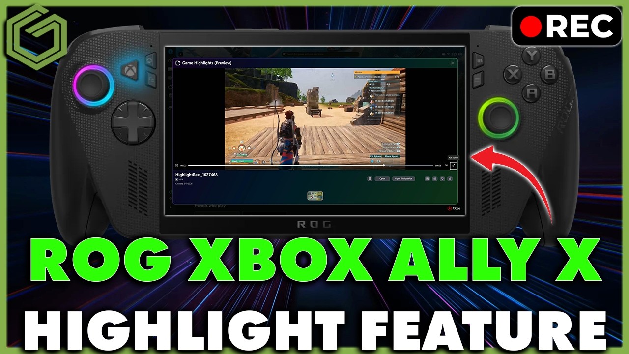 New Highlight Feature on ROG Xbox Ally X Tested