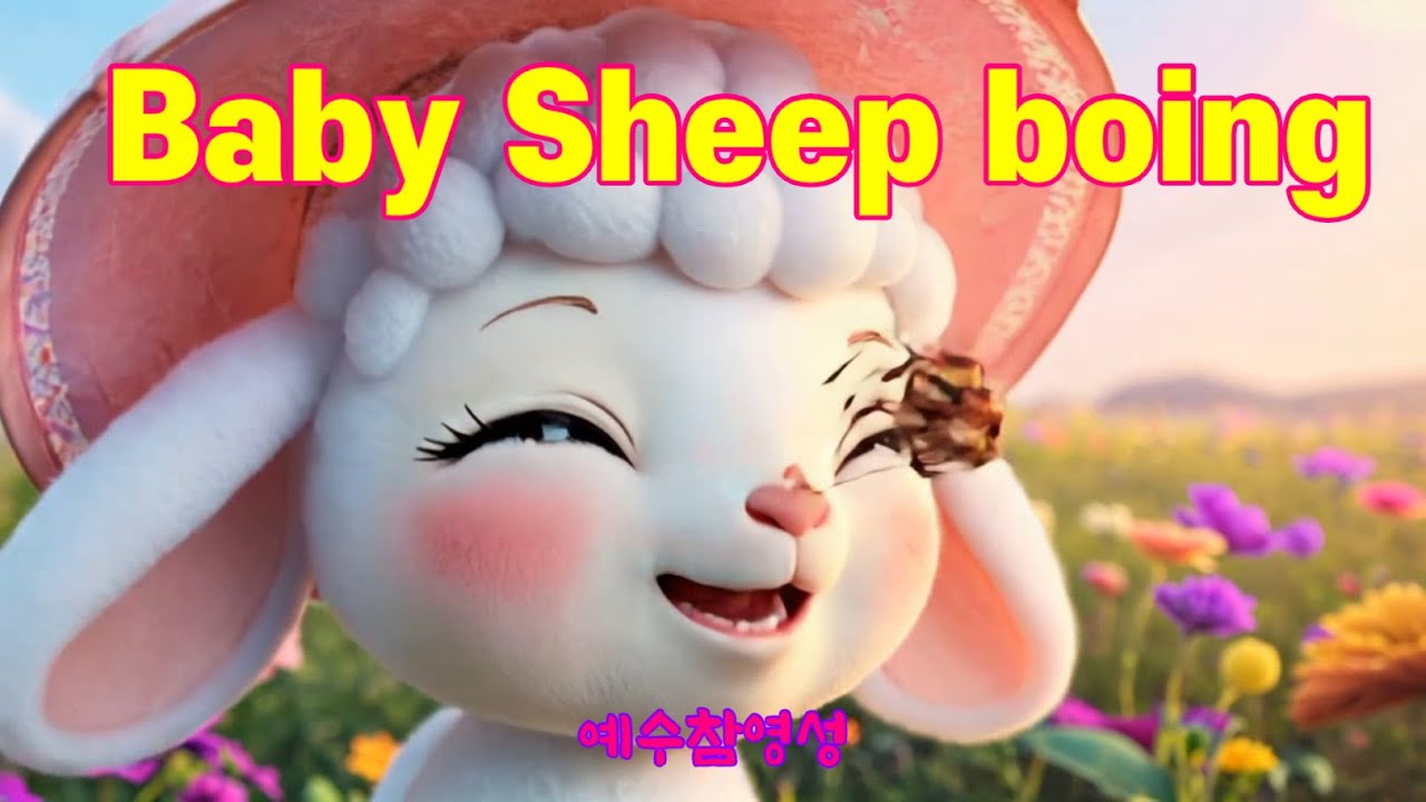 baby sheep biong #biblepraise /예수님 안에서 행복한 양 찬양 / on Psalm 23 and John 10.
